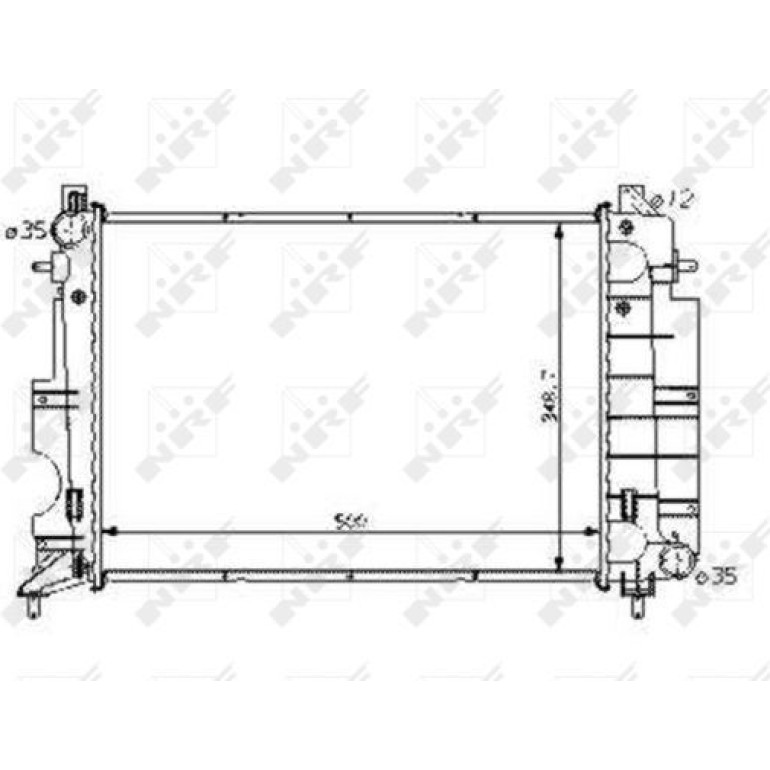 Kühler, Motorkühlung 58108 Kühler, Motorkühlung 58108
