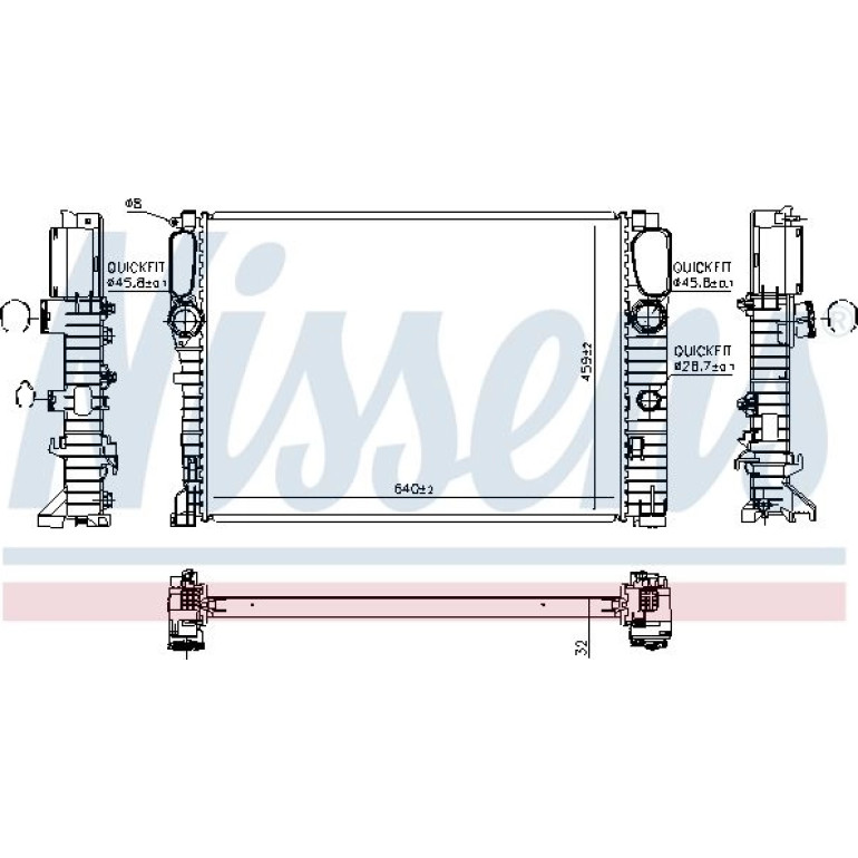 Wasserkühler PKW 67102A Wasserkühler PKW 67102A