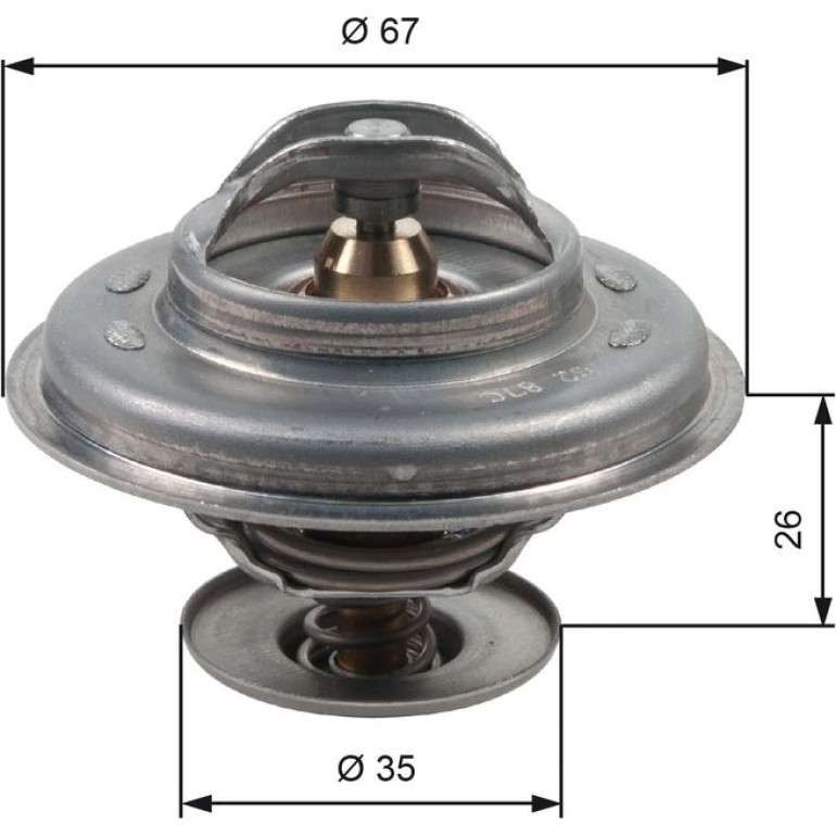 Gates Thermostat TH11687G1 Gates Thermostat TH11687G1