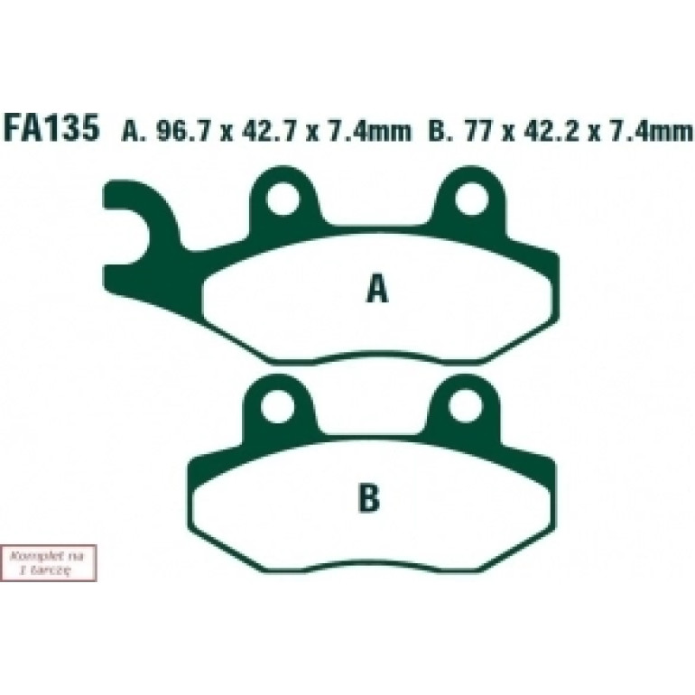 EBC Bremsklötze FA135MXS EBC Bremsklötze FA135MXS