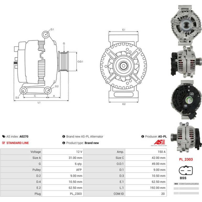 Generator A0270 Generator A0270