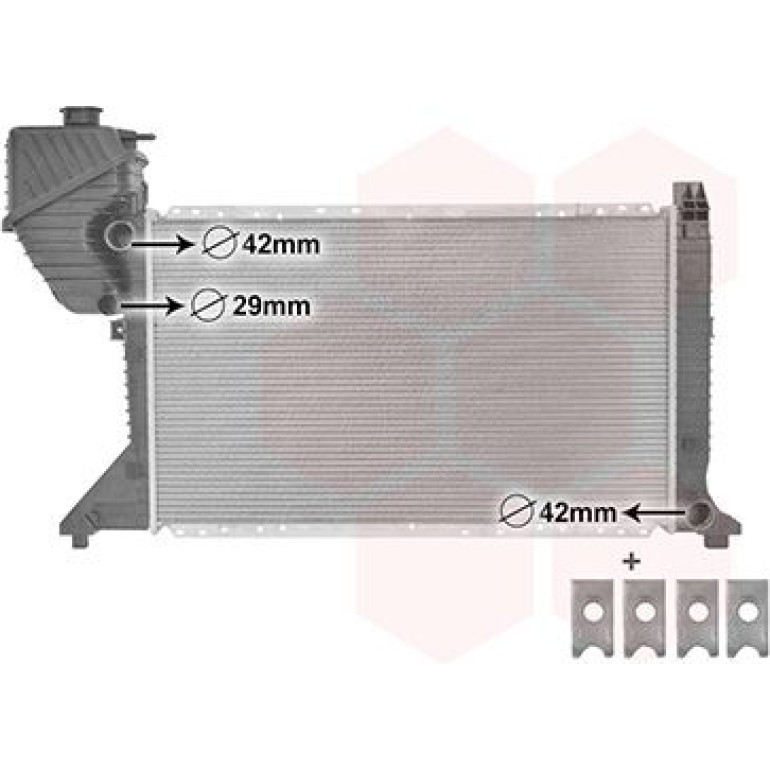 VAN WEZEL Kühler, Motorkühlung 30002300 VAN WEZEL Kühler, Motorkühlung 30002300