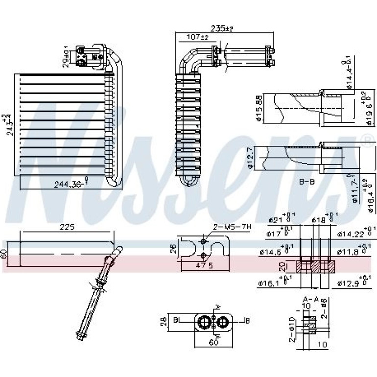 Verdampfer PKW 92332 Verdampfer PKW 92332