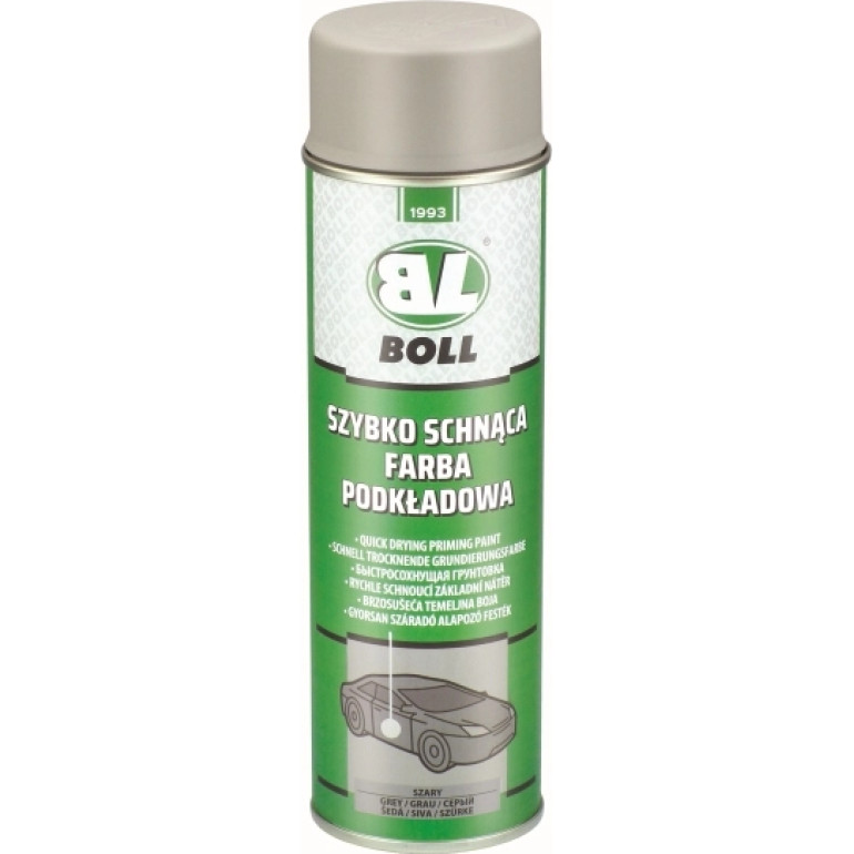 Boll Schnell trocknende Grundierungsfarbe grau Spray 500ml 001021 Boll Schnell trocknende Grundierungsfarbe grau Spray 500ml 001021