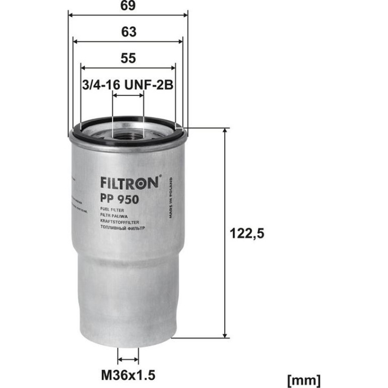FILTRON Kraftstofffilter PP 950 FILTRON Kraftstofffilter PP 950