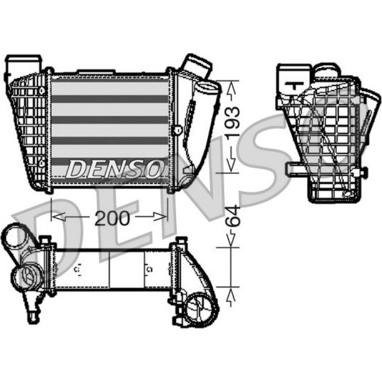 DENSO Druckluftkühler DIT02004 DENSO Druckluftkühler DIT02004