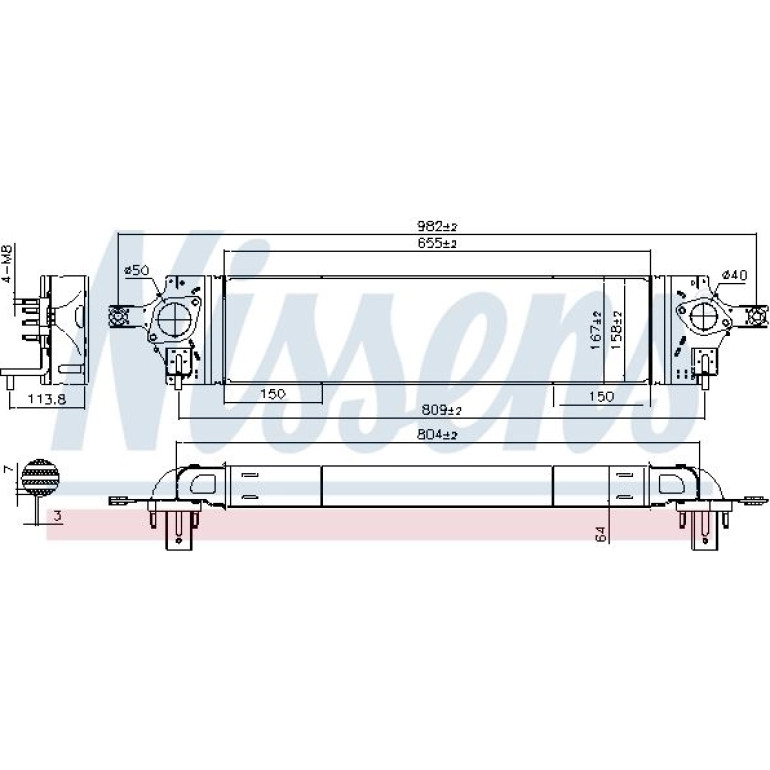 Ladeluftkühler PKW 96582 Ladeluftkühler PKW 96582