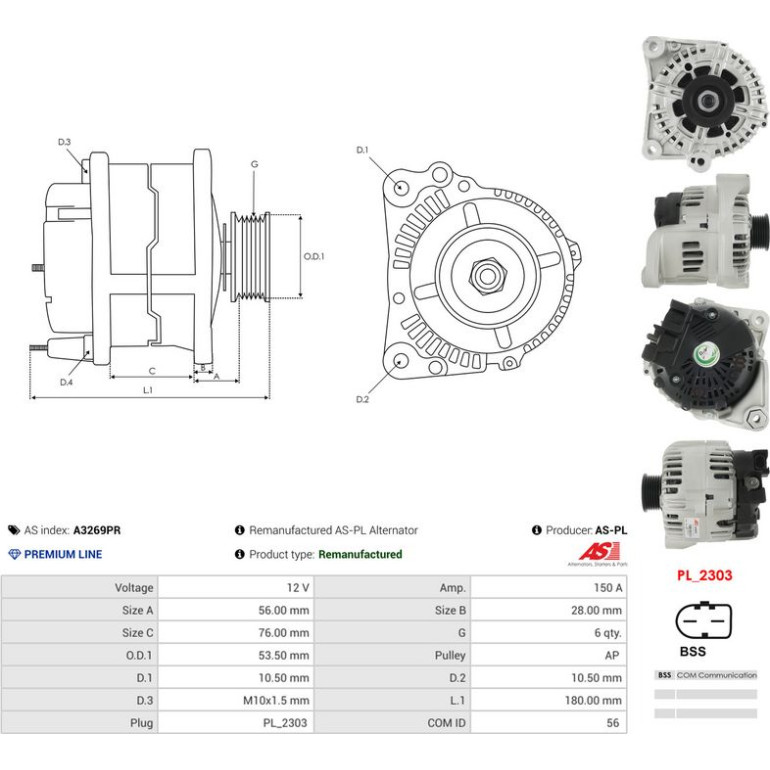 Generator A3269PR Generator A3269PR