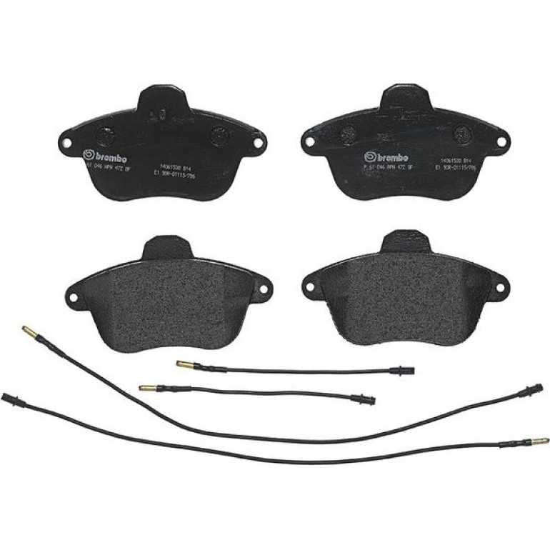 BREMBO Bremsklötze VA P 61 046 BREMBO Bremsklötze VA P 61 046