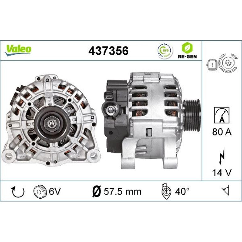 VALEO Generator 437356 VALEO Generator 437356