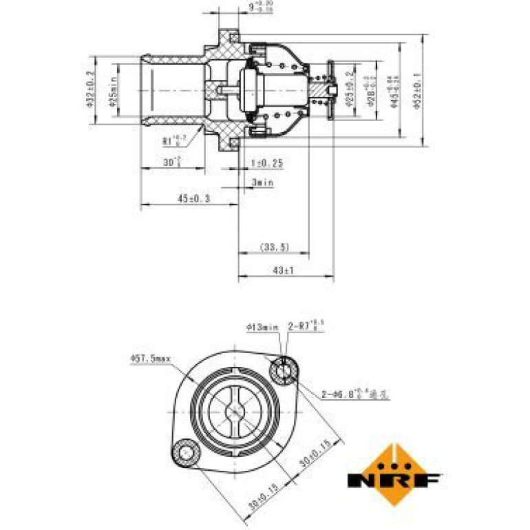 Thermostat, Kühlmittel 725035 Thermostat, Kühlmittel 725035