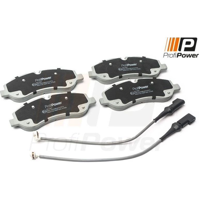 PROFIPOWER Bremsbelagsatz, Scheibenbremse 1B1087 PROFIPOWER Bremsbelagsatz, Scheibenbremse 1B1087