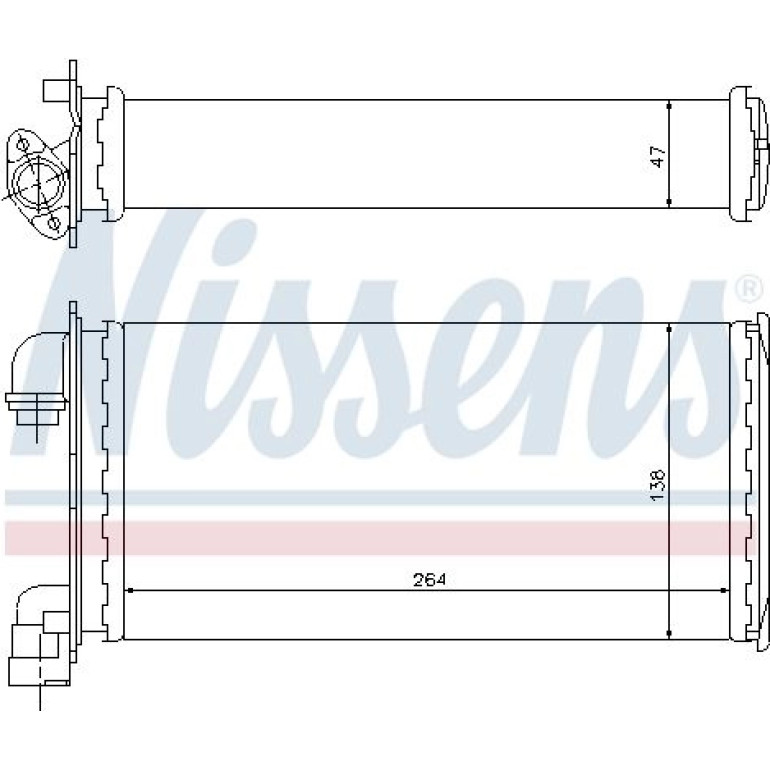 Heizkühler PKW 70501 Heizkühler PKW 70501
