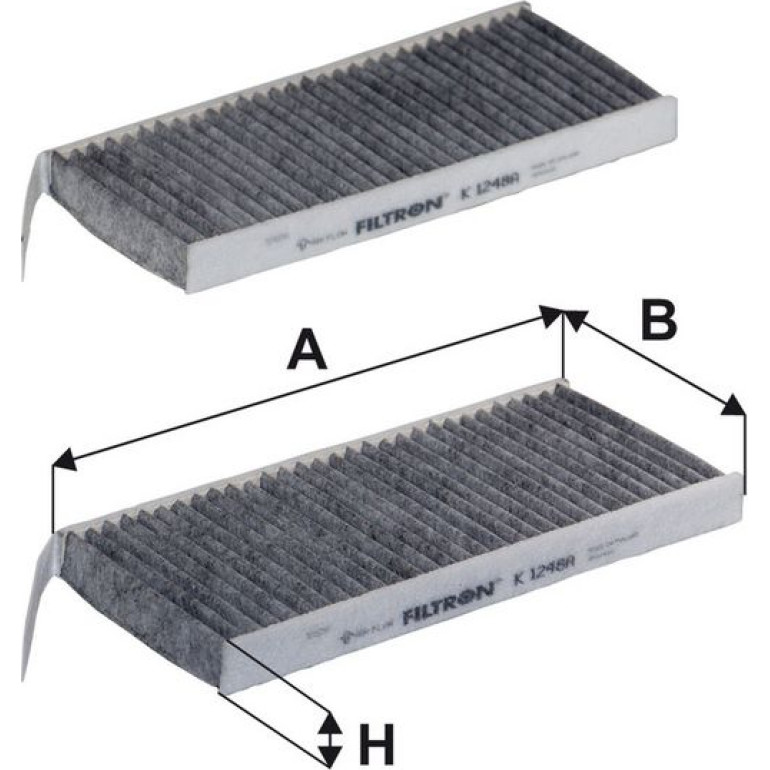 FILTRON Filter, Innenraumluft K 1248A-2x FILTRON Filter, Innenraumluft K 1248A-2x