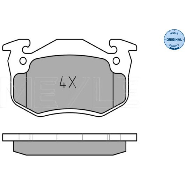 Bremsbelagsatz Renault P. Rapid 1.0 86-92 Mit Sensor 025 210 9615/W Bremsbelagsatz Renault P. Rapid 1.0 86-92 Mit Sensor 025 210 9615/W