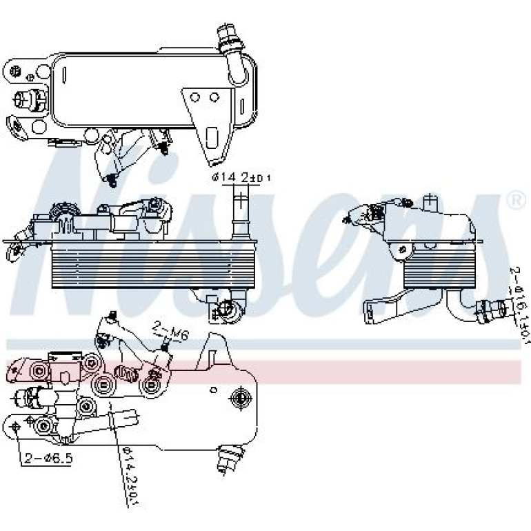 Ölkühler PKW 91480 Ölkühler PKW 91480