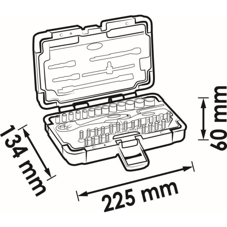 VIGOR Steckschlüsselsatz V2414N VIGOR Steckschlüsselsatz V2414N