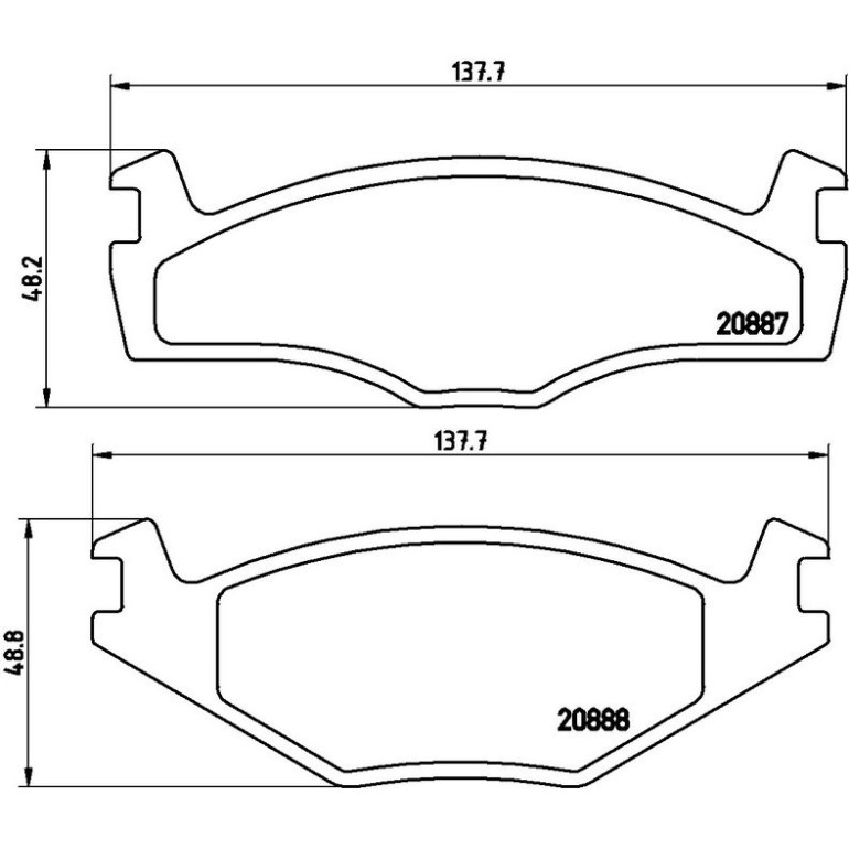 BREMBO Bremsklötze VA P 85 012 BREMBO Bremsklötze VA P 85 012