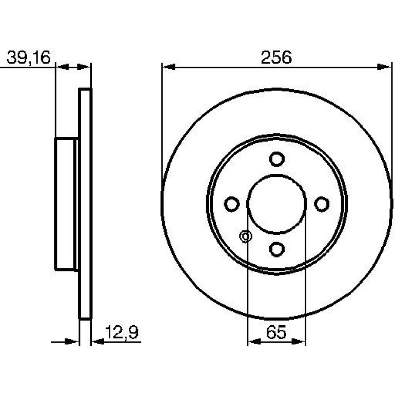 Bremsscheibe 0 986 479 B30 Bremsscheibe 0 986 479 B30
