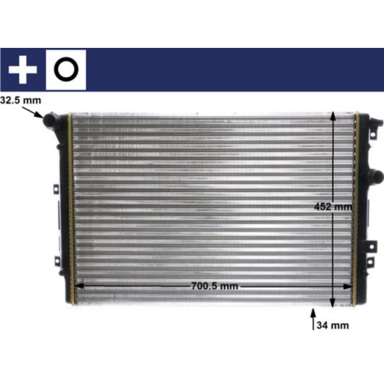 Kühler, Motorkühlung CR 2032 000S Kühler, Motorkühlung CR 2032 000S