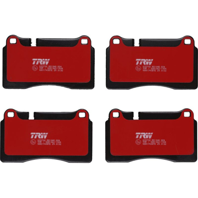 TRW Bremsbeläge GDB1743DTE TRW Bremsbeläge GDB1743DTE