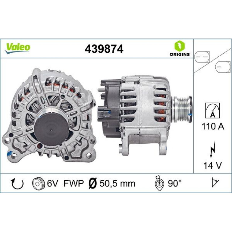 VALEO Generator 439874 VALEO Generator 439874