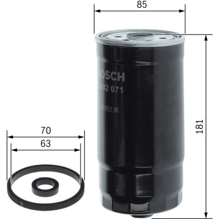 Kraftstofffilter F 026 402 071 Kraftstofffilter F 026 402 071