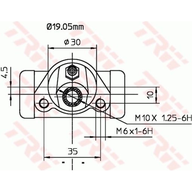 TRW Bremsrolle BWD103 TRW Bremsrolle BWD103