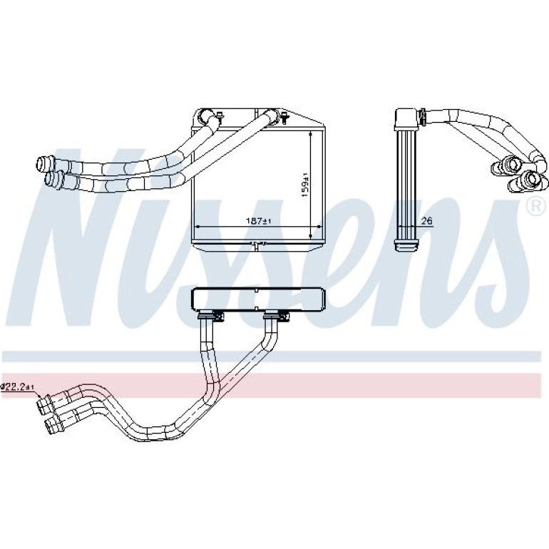 Heizkühler PKW 71455 Heizkühler PKW 71455