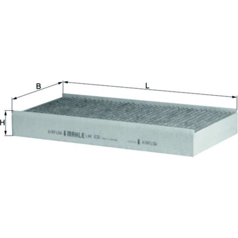 MAHLE Filter, Innenraumluft LAK 232 MAHLE Filter, Innenraumluft LAK 232