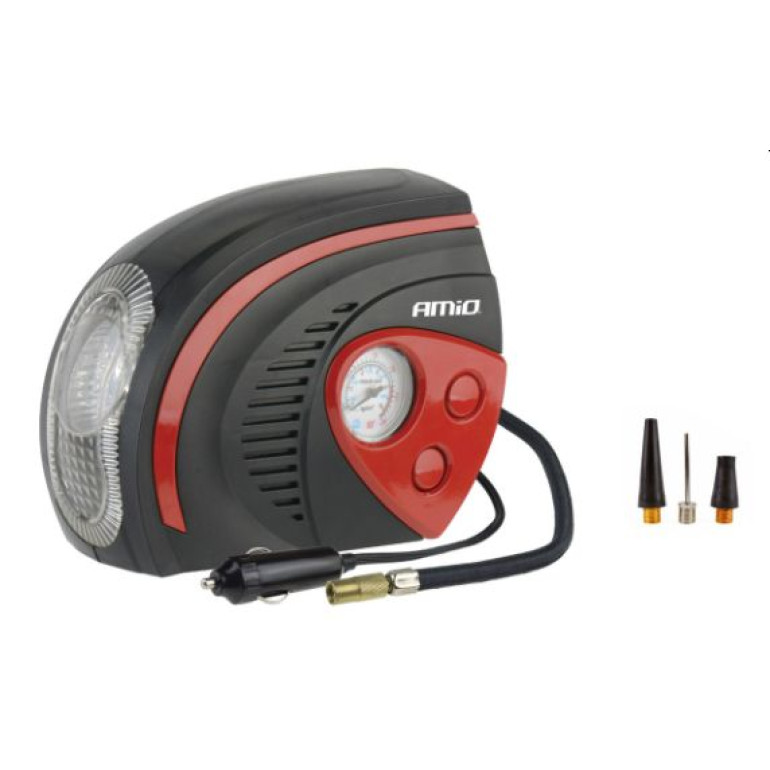 12-V-Autokompressor Mit Led-Taschenlampe Acomp-08 02182 12-V-Autokompressor Mit Led-Taschenlampe Acomp-08 02182