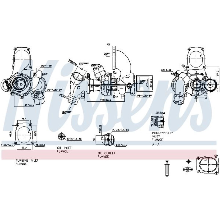 NISSENS Turbolader 93205 NISSENS Turbolader 93205