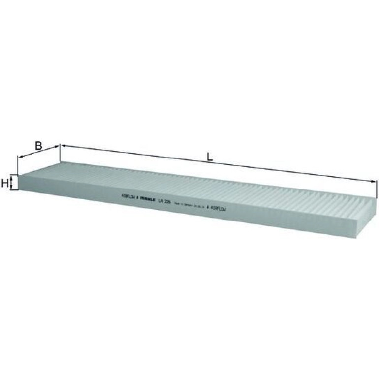 MAHLE Filter, Innenraumluft LA 226 MAHLE Filter, Innenraumluft LA 226