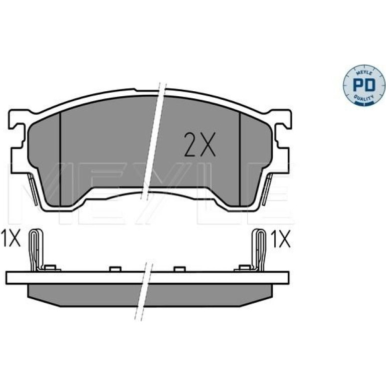 Bremsbelagsatz Mazda S. 626 91-/ Probe 025 217 5416/PD Bremsbelagsatz Mazda S. 626 91-/ Probe 025 217 5416/PD