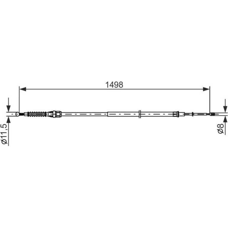 Handbremsseil 1987482789 Handbremsseil 1987482789