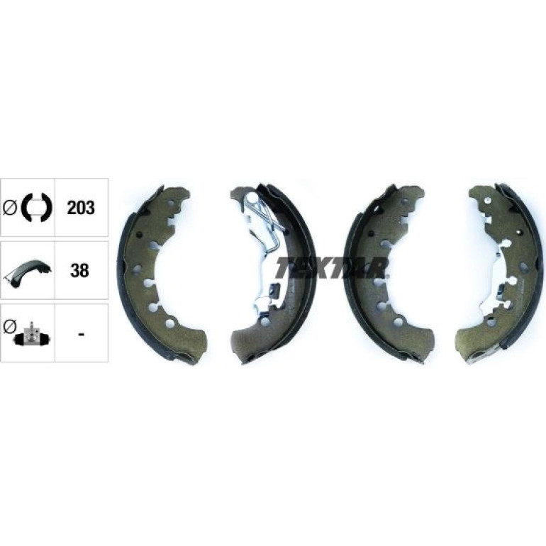 Bremsbacken Opel Corsa D/Grande Punto 1.2/Qubo/Panda 12-/Idea/Nemo 91065300 Bremsbacken Opel Corsa D/Grande Punto 1.2/Qubo/Panda 12-/Idea/Nemo 91065300