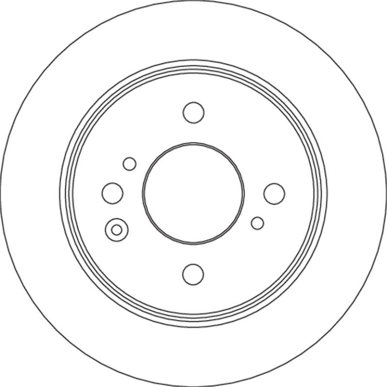 TRW Bremsscheibe DF6875 TRW Bremsscheibe DF6875