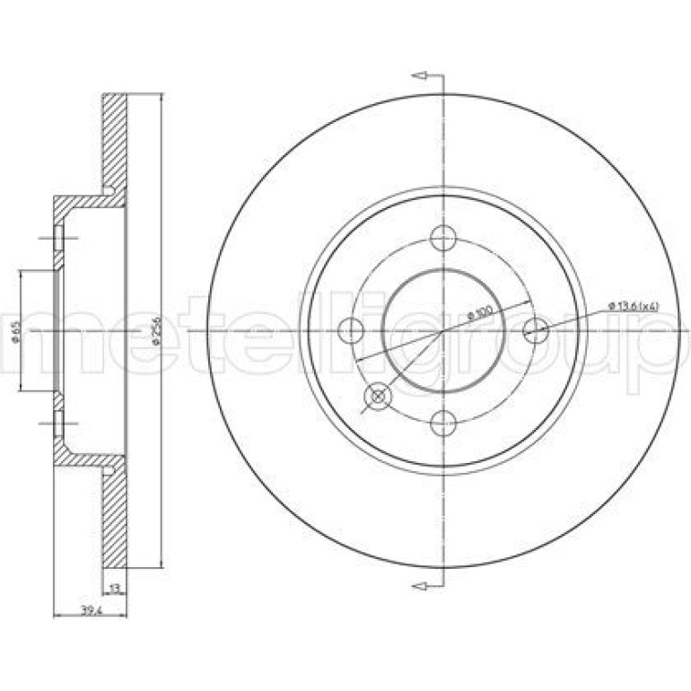 CIFAM Bremsscheibe 800-186C