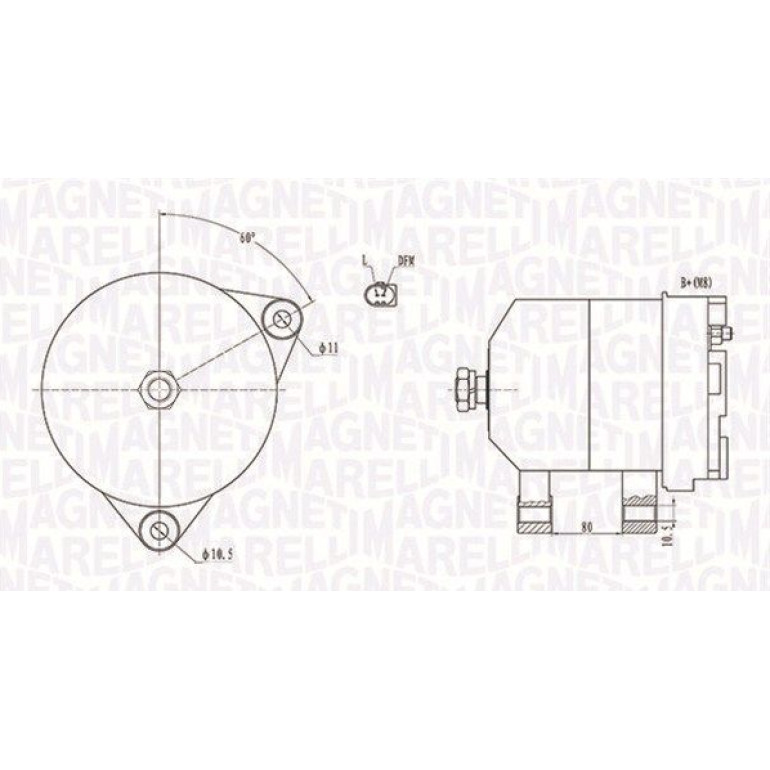 MAGNETI MARELLI Generator 063731913010 MAGNETI MARELLI Generator 063731913010