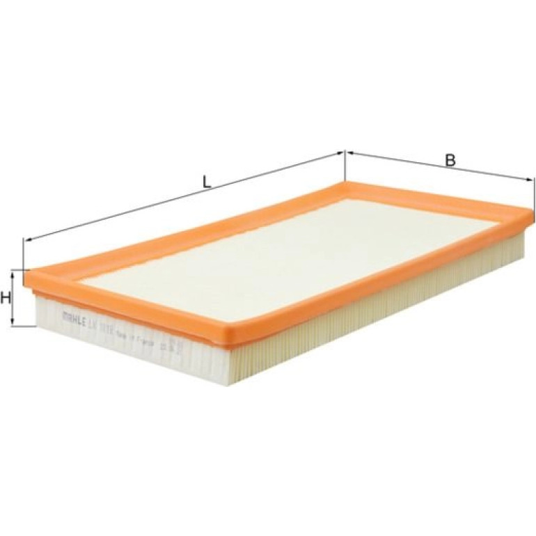 MAHLE Luftfilter LX 1818 MAHLE Luftfilter LX 1818