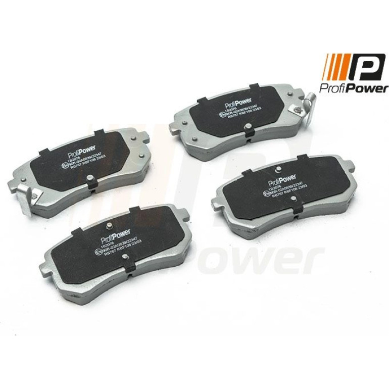 PROFIPOWER Bremsbelagsatz, Scheibenbremse 1B2076 PROFIPOWER Bremsbelagsatz, Scheibenbremse 1B2076