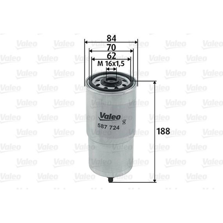 VALEO Kraftstofffilter 587724 VALEO Kraftstofffilter 587724