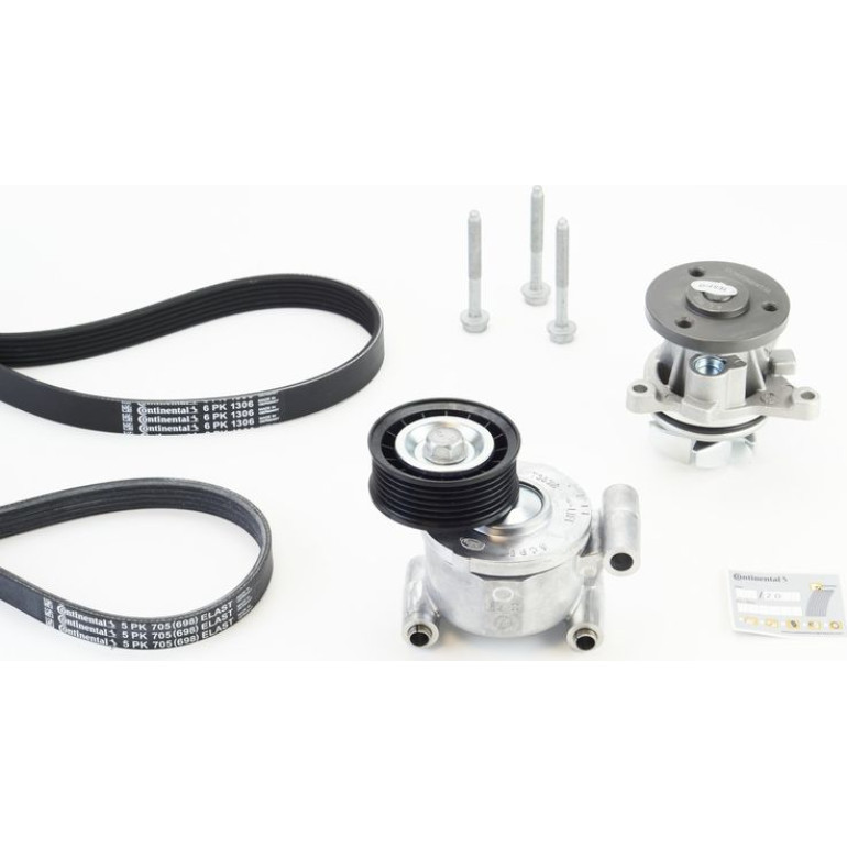 CONTINENTAL CTAM Wasserpumpe + Keilrippenriemensatz 6PK1306WP2