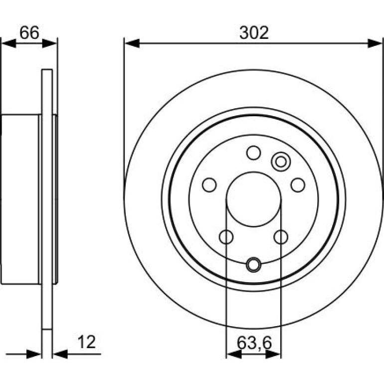 Bremsscheibe HA 0 986 479 518 Bremsscheibe HA 0 986 479 518