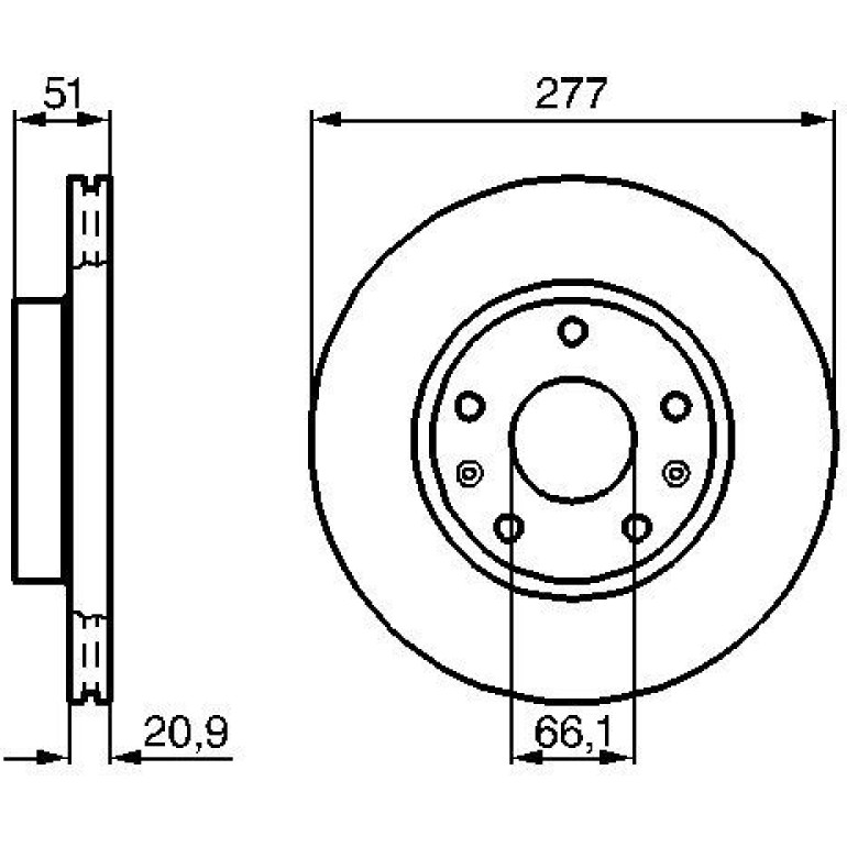 Bremsscheibe VA 0 986 478 992 Bremsscheibe VA 0 986 478 992