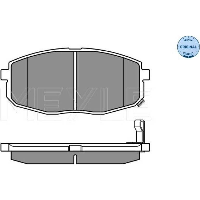 Bremsbelagsatz Kia P. Carens/Ceed/Pro Ceed 02- Mit Sensor 025 239 6617/W Bremsbelagsatz Kia P. Carens/Ceed/Pro Ceed 02- Mit Sensor 025 239 6617/W