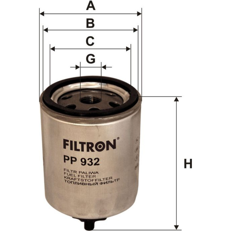 FILTRON Kraftstofffilter PP 932 FILTRON Kraftstofffilter PP 932