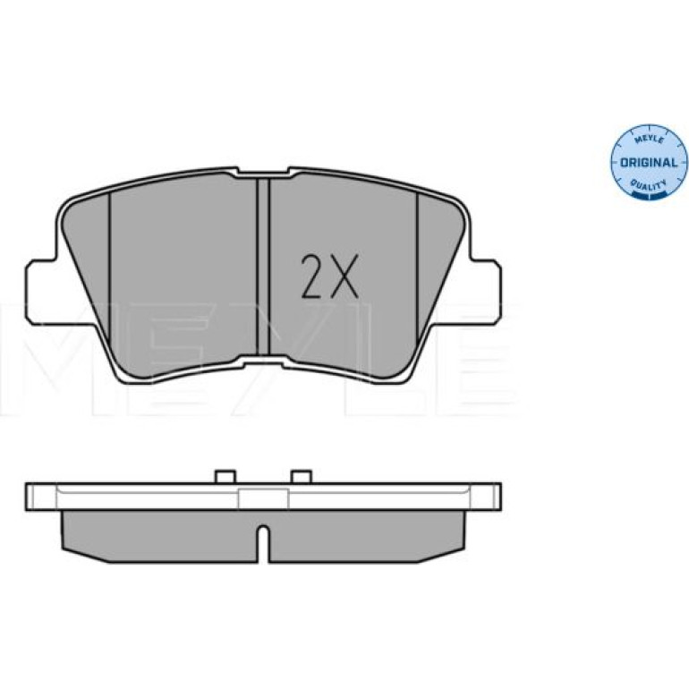 Bremsbelagsatz Hyundai T. I40 11-/Sonata 08-/Ceed 12- Mit Sensor 025 253 3715/W Bremsbelagsatz Hyundai T. I40 11-/Sonata 08-/Ceed 12- Mit Sensor 025 253 3715/W
