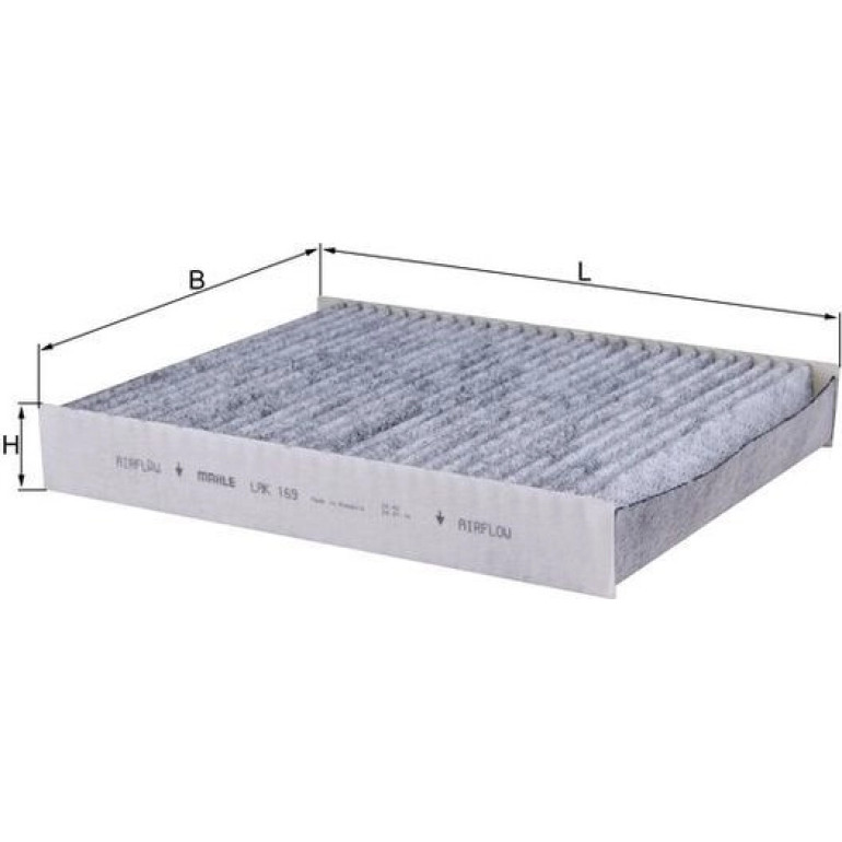 MAHLE Filter, Innenraumluft LAK 169 MAHLE Filter, Innenraumluft LAK 169