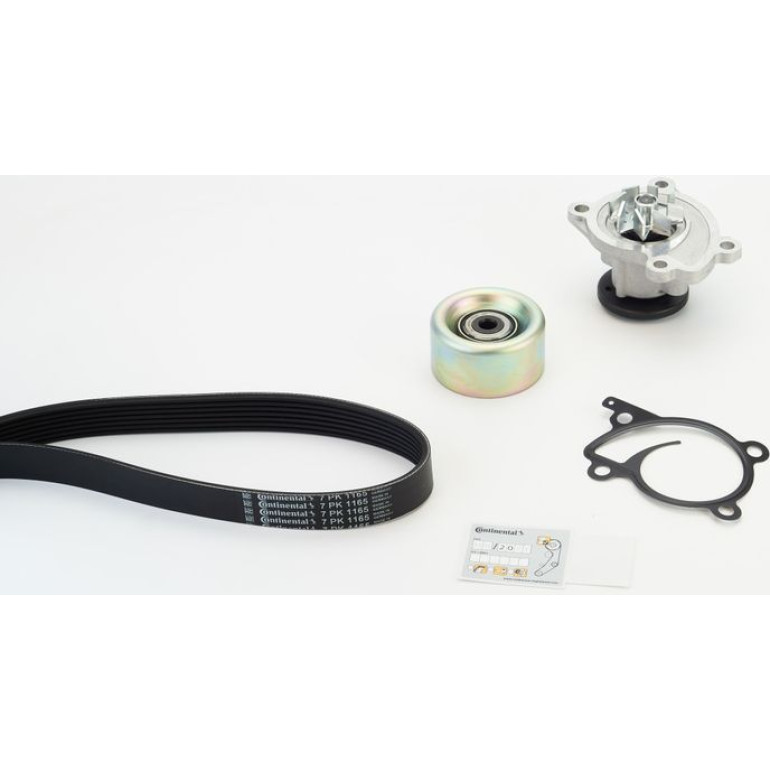 CONTINENTAL CTAM Wasserpumpe + Keilrippenriemensatz 7PK1165WP1 CONTINENTAL CTAM Wasserpumpe + Keilrippenriemensatz 7PK1165WP1